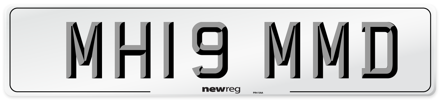 MH19 MMD Number Plate from New Reg